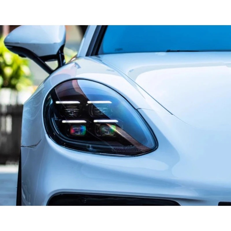 OUER Car Modification Upgrade Front Bumper Headlights 5500K 70W 12000LM for 2014-2016 Panamera 971